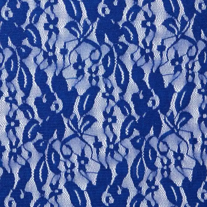 Kostenfreie Lieferung Blaue Spitze Stoffeinheit 145cm Breite