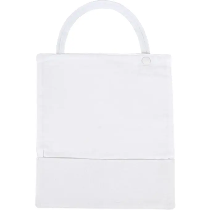 Bestickbarer Babylätzchen Weiß 6 Monate Handgefertigt