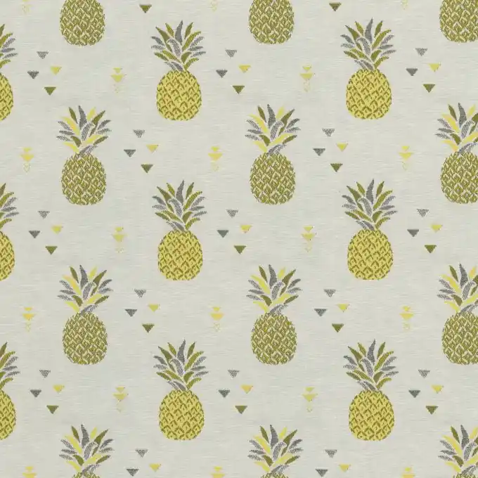 Jacquardstoff Ananas Ausverkauf