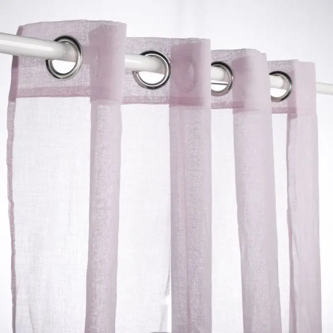 Sofort Bestellen Einfarbiger Gardinenvorhang Mémoire, rosa