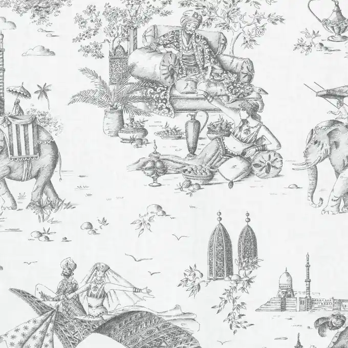 Dicker Baumwollstoff Ali Baba Highlight