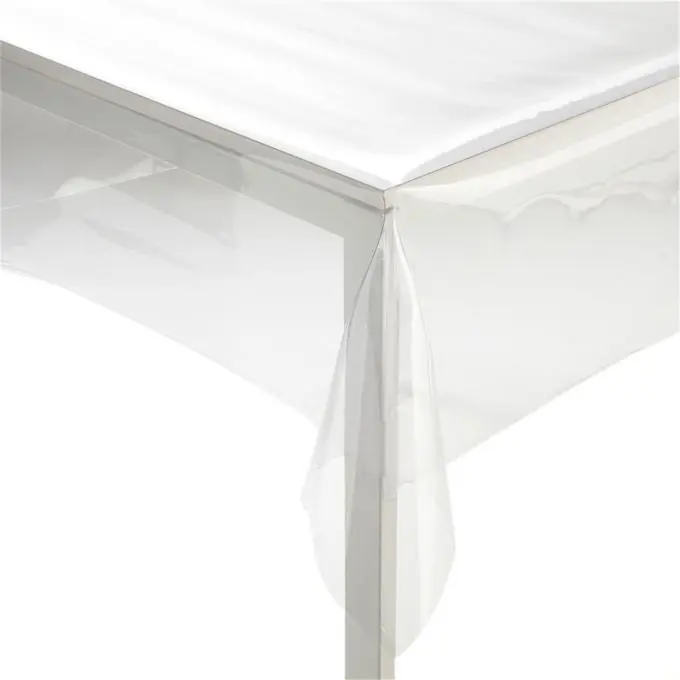 Dicke, transparente Tischdecke Kristall Hochwertig