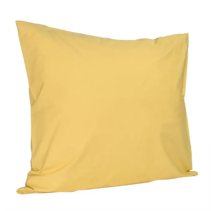 Kopfkissenbezug Perca, gelb Zertifiziert