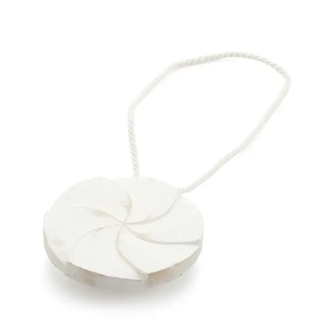 Magnetische Gardinenraffe Rosa 7.5x42cm Weiß Super-Preis