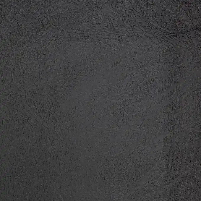 Finale Aktion Einfarbiges Kunstleder, schwarz