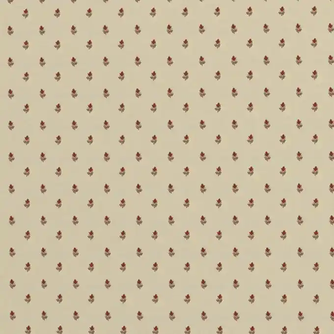 Piqué-Stoff Mini-Blumen Cassis 280cm Breite Sonderangebot