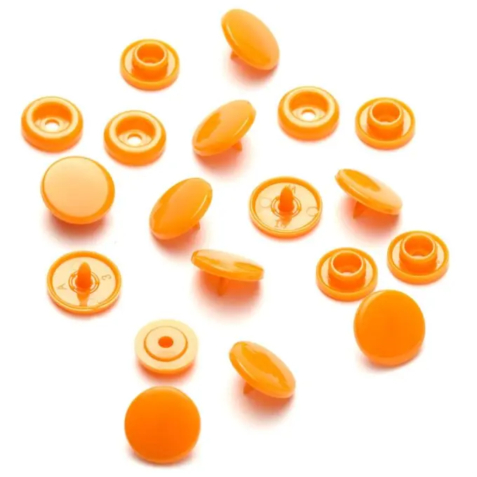 Runde Druckknöpfe Color Snaps – Orange Sale