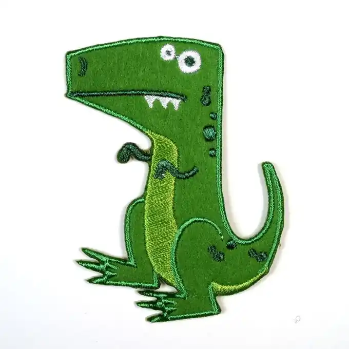 Direkt Vom Hersteller Thermoklebendes Dinosaurier-Motiv, grün