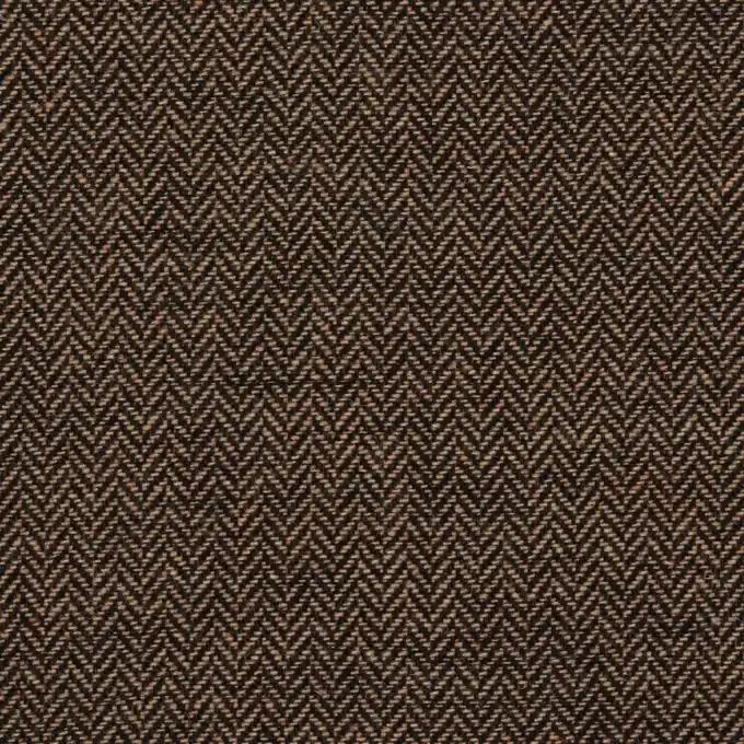 Wollstoff Fischgrät Braun 150 cm Breite Neue Ware