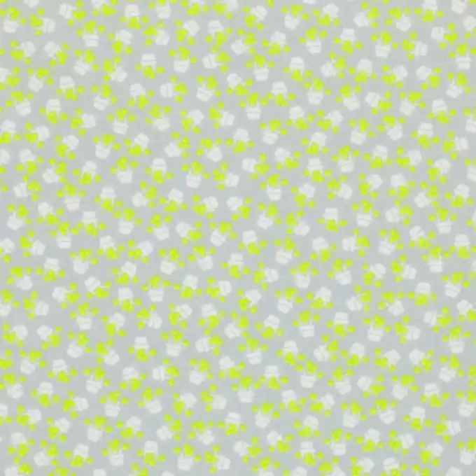 Angebot Popelien Baumwolle Blumentöpfen gelb fluo