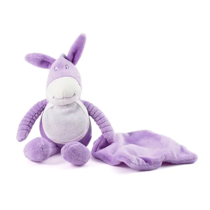 Sticktier Esel Doudou – 15x21cm – Farbe Parme Jetzt Zugreifen