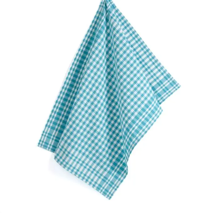 Original Kariertes Geschirrtuch Maïté – 50x70cm – Rot/Weiß