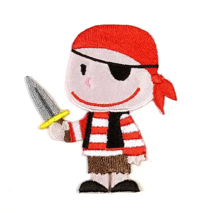 Thermoklebende Verzierung Pirat Billig