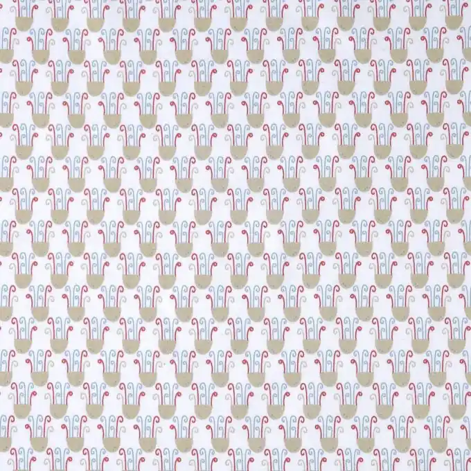 Buntes Baumwollgewebe mit Krakenmuster Versand Am Gleichen Tag