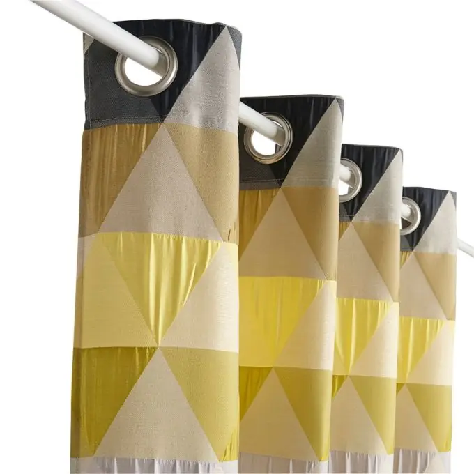 Mega-Angebot Jacquard-Vorhang Triangle 140x260cm