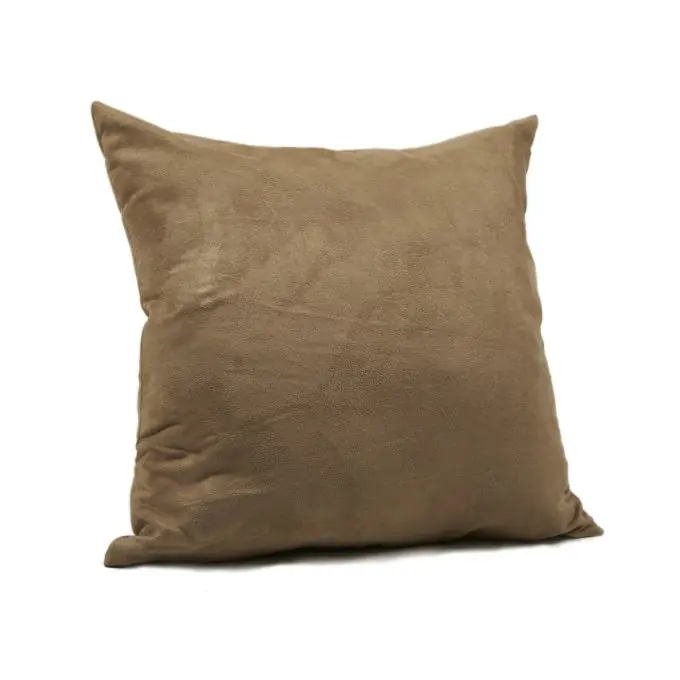 Geprüft Suedine-Kissen Taupe 40x40cm Dekorativ – Komfortabel