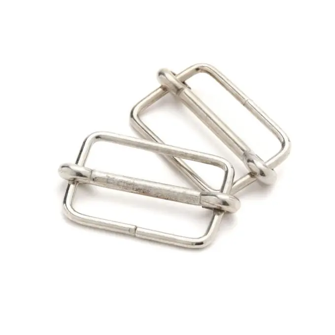 Top-Preis Schiebeschnallen, silber