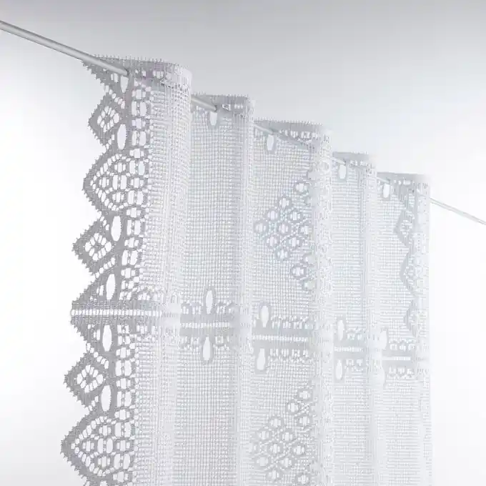 Modulierbare Gardinen aus Strickstoff mit Rautenmuster Limited Edition