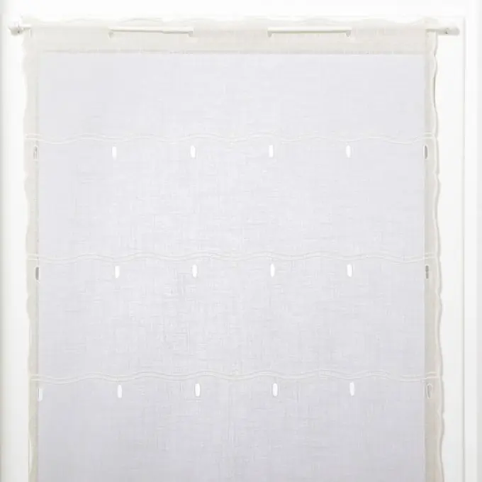 Modulierbare Gardine in Leinen-Optik – Grau Bestseller