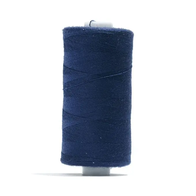 Garnspule für alle Stoffe, 500 Meter, 100% Polyester, blau Letzte Chance