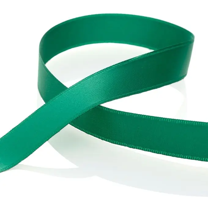 Preis Gesenkt Doppelseitiges Satinband Grün 16 mm