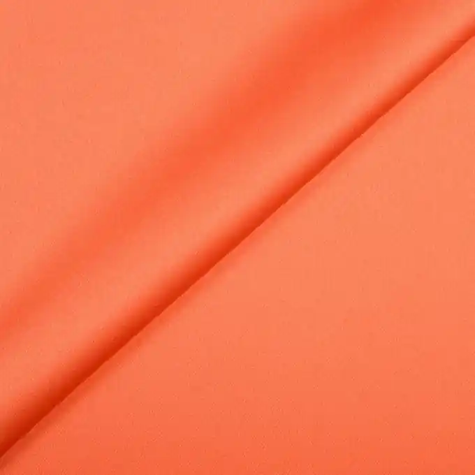 Uni Satin Polyesterstoff Koralle, 145 cm Breite Kostenloser Rückversand