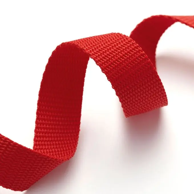 Geprüft Gurt aus Polypropylen, rot