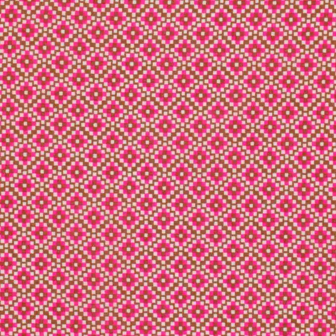 Gleich Bestellen Baumwollstoff Mosaik Pink 145 cm Breite