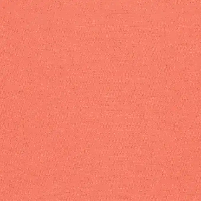 Uni Ramie Stoff Koralle – 139cm Breite Handgefertigt