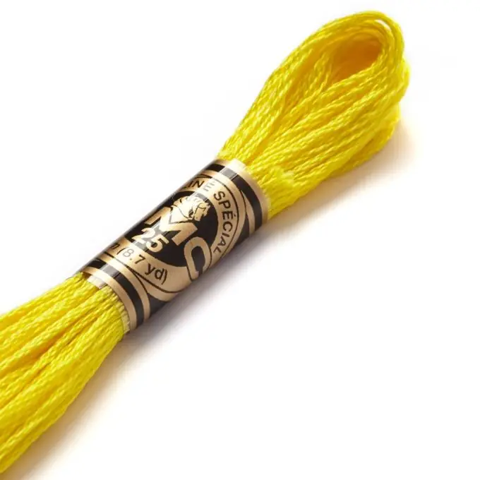 Mouliné-Faden für Stickereien – Gelb- und Orangetöne – COL 307 Mega-Angebot