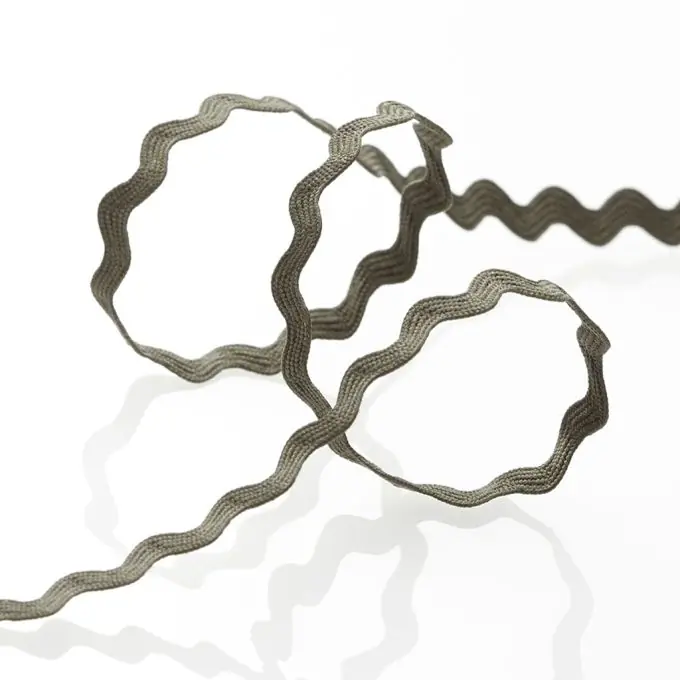 Zackenlitze – Khaki 8 mm Beliebt