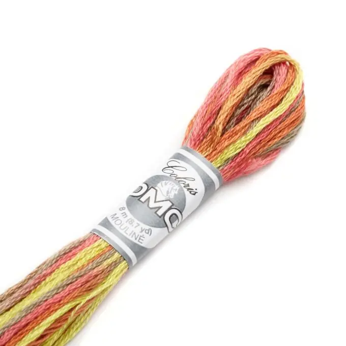 Mouliné-Faden Variation für Stickerei – Orange und Rosa – COL 4510 Nur Heute