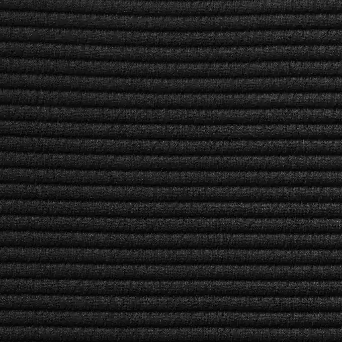 Mini-Tube Strickstoff Schwarz 148cm Breite Neu