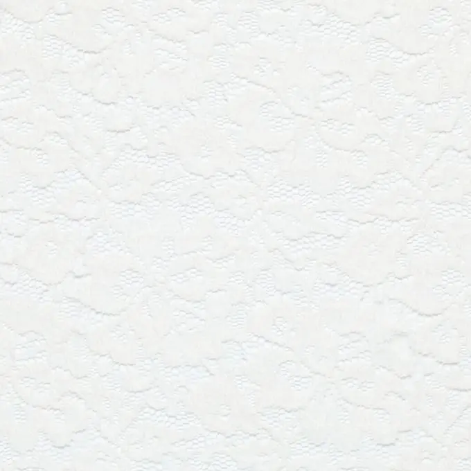 Solange Der Vorrat Reicht Netzstoff Blumen weiss