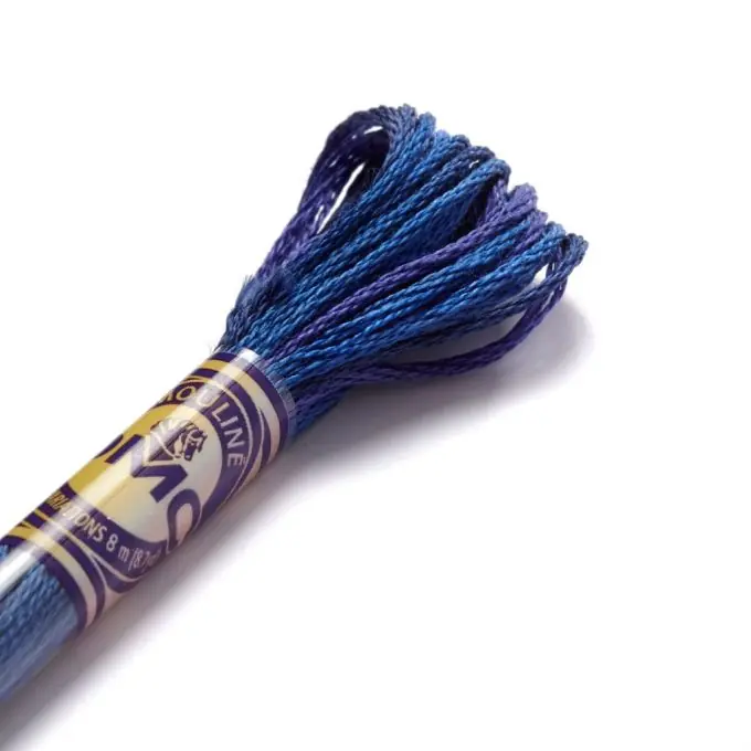 Mouliné-Faden für Stickerei, blau – COL 4240 Kostenloser Versand