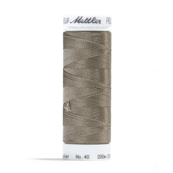 Braune Garnspule Mettler Poly Sheen Sichere Zahlung