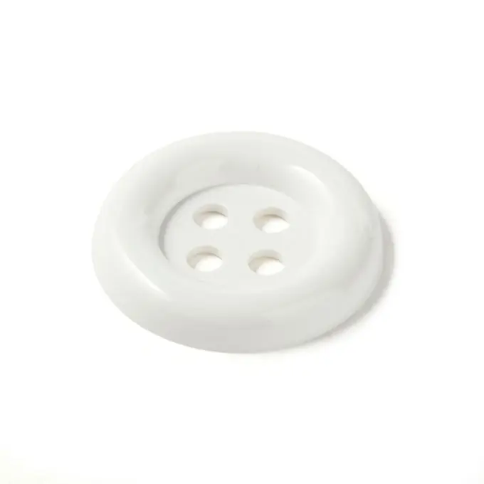 Original Clown-Button 38 mm Weiß – Bouton Clown