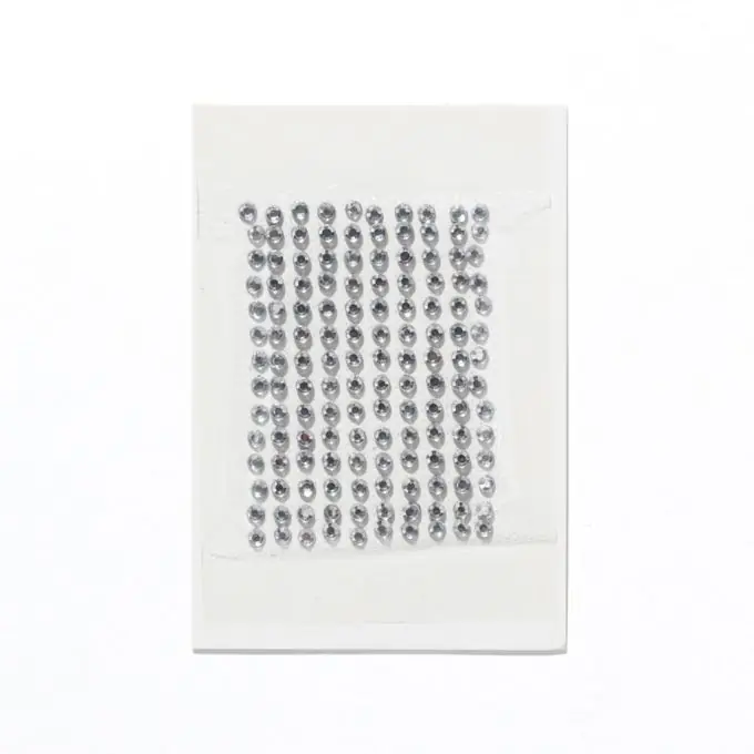 Echt Thermoklebender Strass, kristall