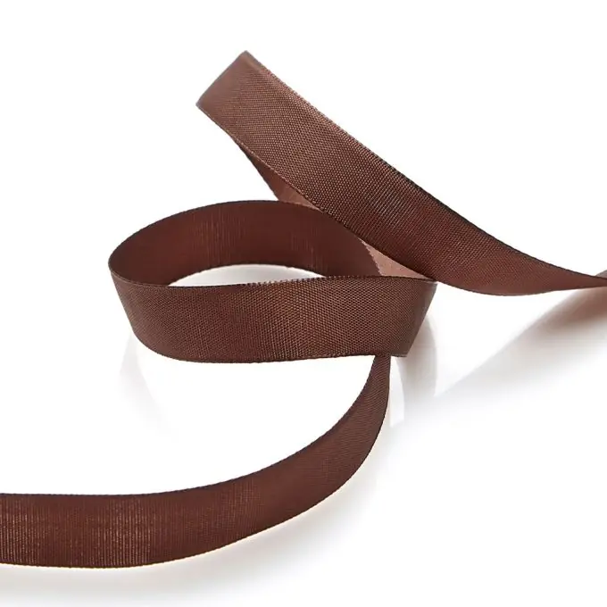 Direktkauf Taftband extra stark, braun