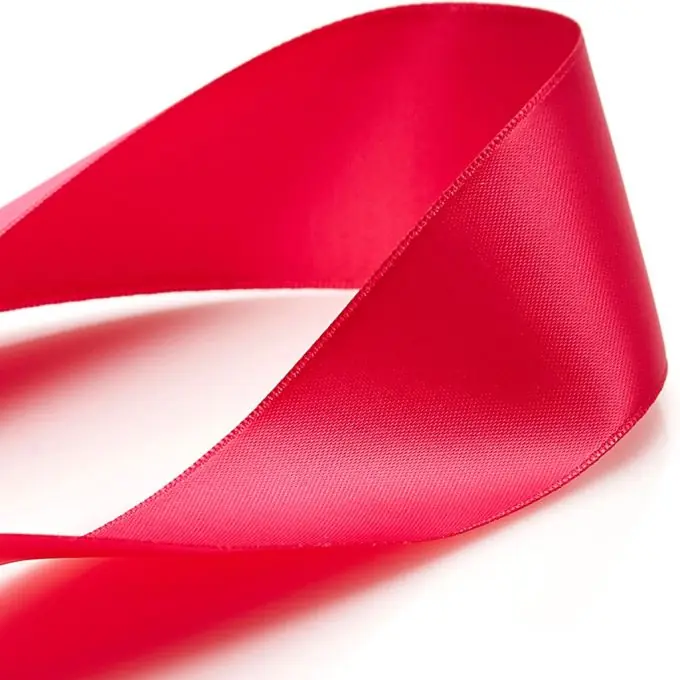 Sonderaktion Doppelseitiges Satinband Fuschia 39 mm