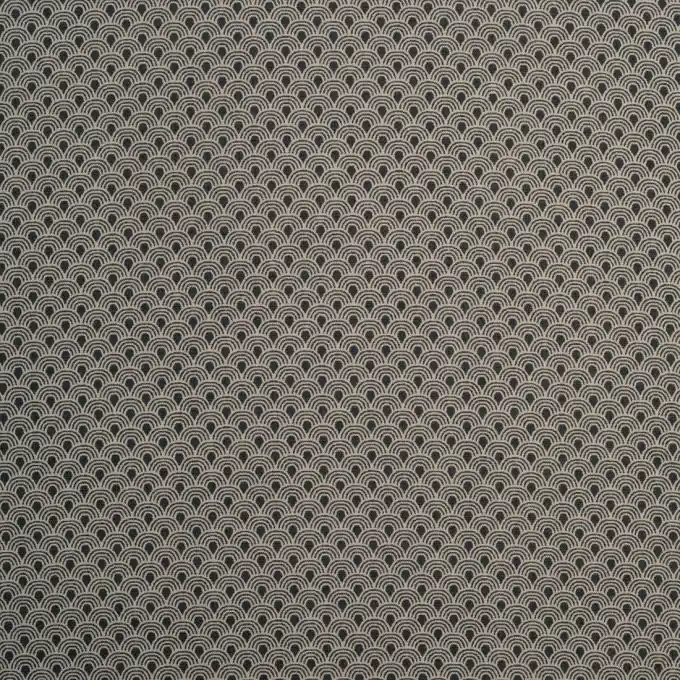 Geld-Zurück-Garantie Popeline-Stoff Blaunebel Schuppenmuster 145cm Breite