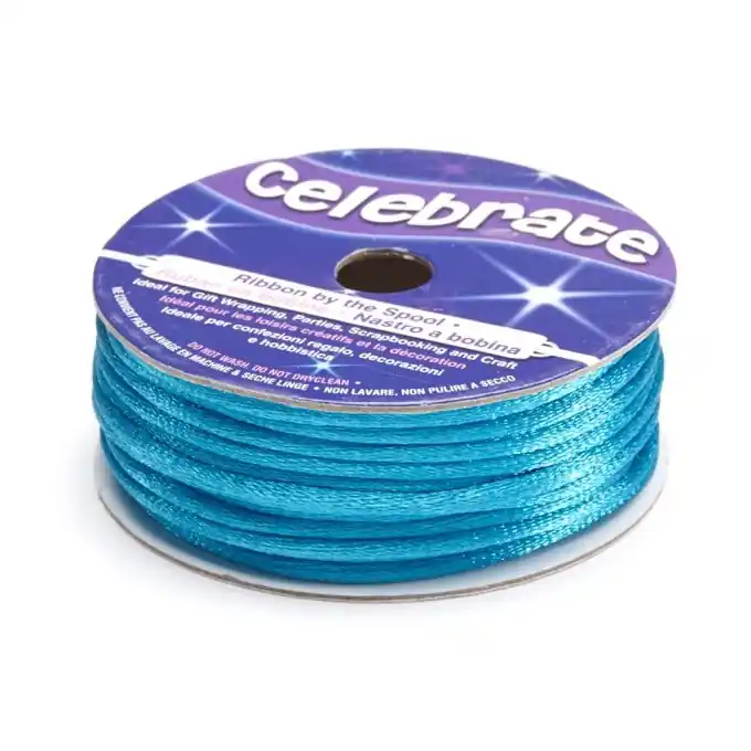 Beliebt Kordel auf Spule 2 mm, blau