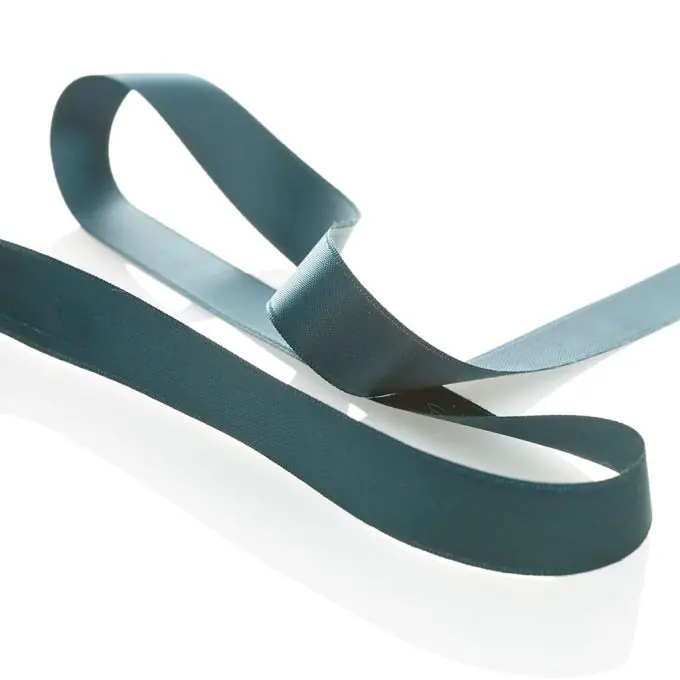 Günstig Doppelseitiges Satinband Grün 16mm – Tannengrün