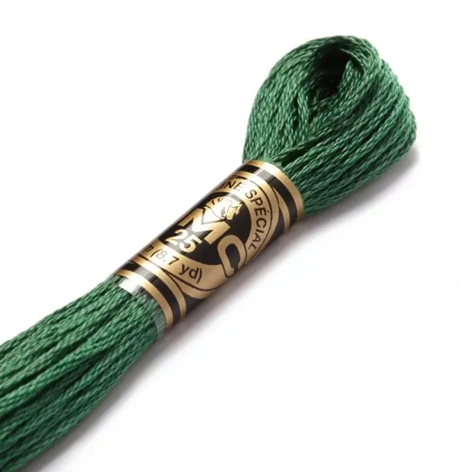 Mouliné-Faden für Stickerei – Grüntöne – COL 505 Im Trend