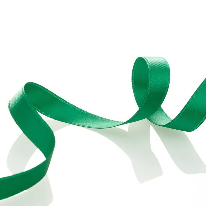 Geld-Zurück-Garantie Doppelseitiges Satinband Grün 11mm
