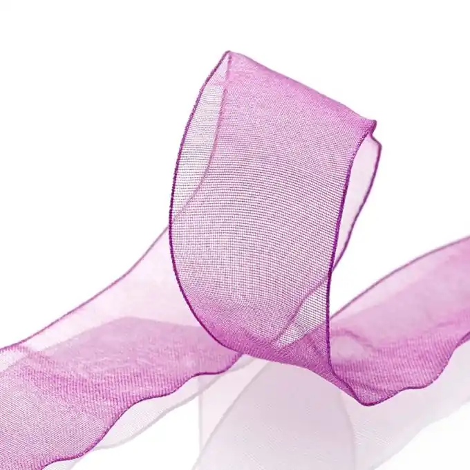 Organdy-Band – Violett Schneller Versand