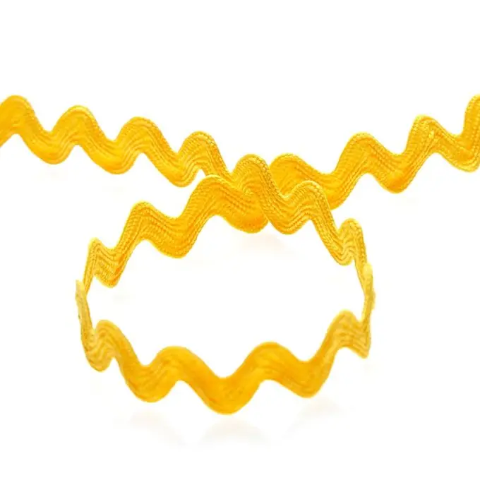 Jetzt Zugreifen Zacklitze, dunkelgelb, 12 mm