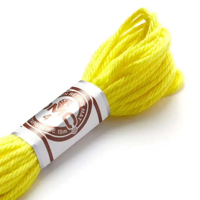 Highlight Zwirnsfaden für Stickerei, mattes Gelb bis Orange – COL 2307