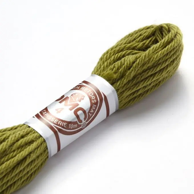 Zwirnsfaden für Stickerei, mattes Grün – COL 2580 Kostenfreie Lieferung