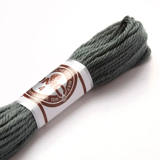 Zwirnsfaden für Stickerei, mattes Grau – COL 2127 Neue Ware